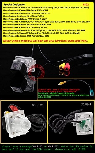 Reversing track camera - Night vision Wired 628 x 586 pixels