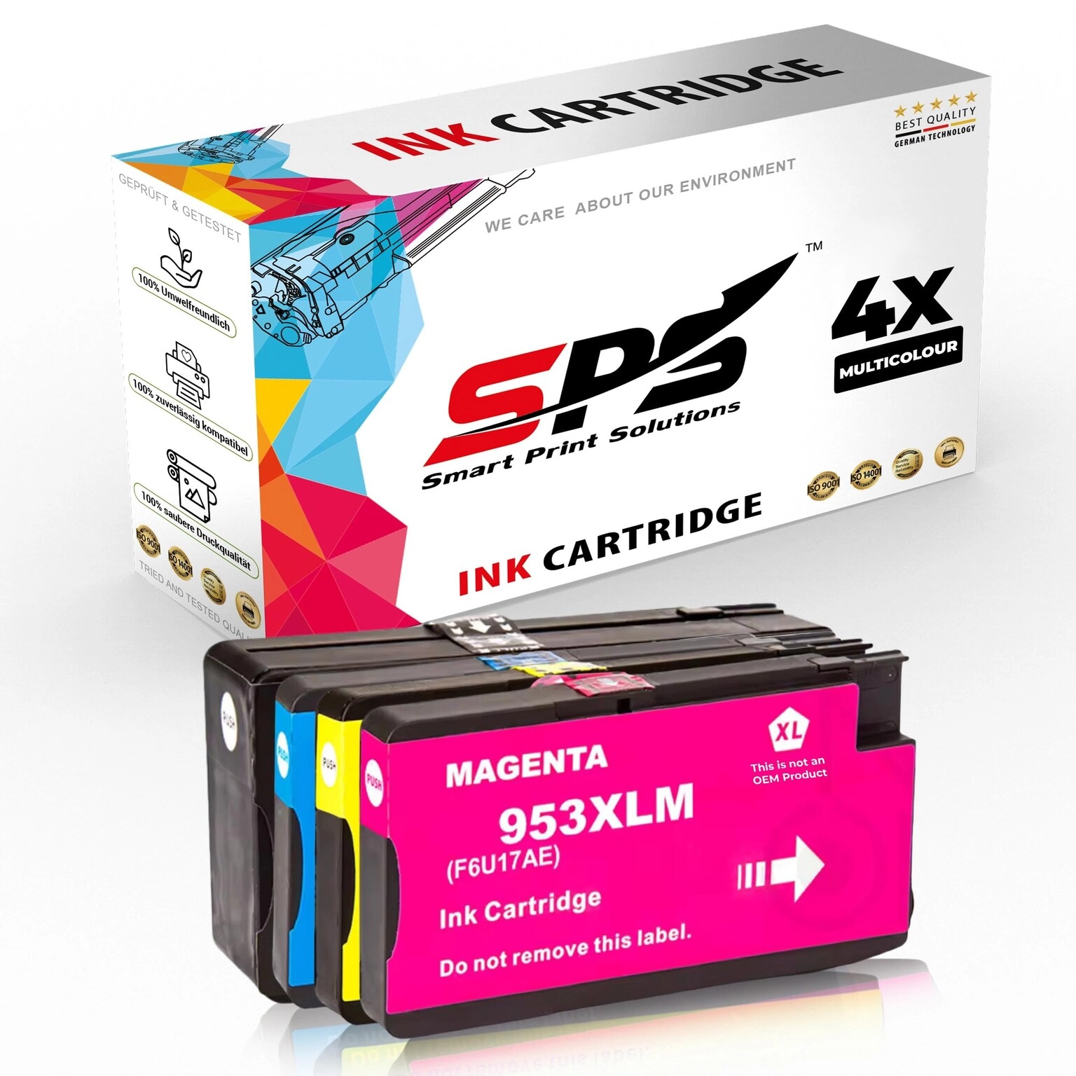 smart print solutions llc HP 953XL High Yield Multicolor Compatible 4x