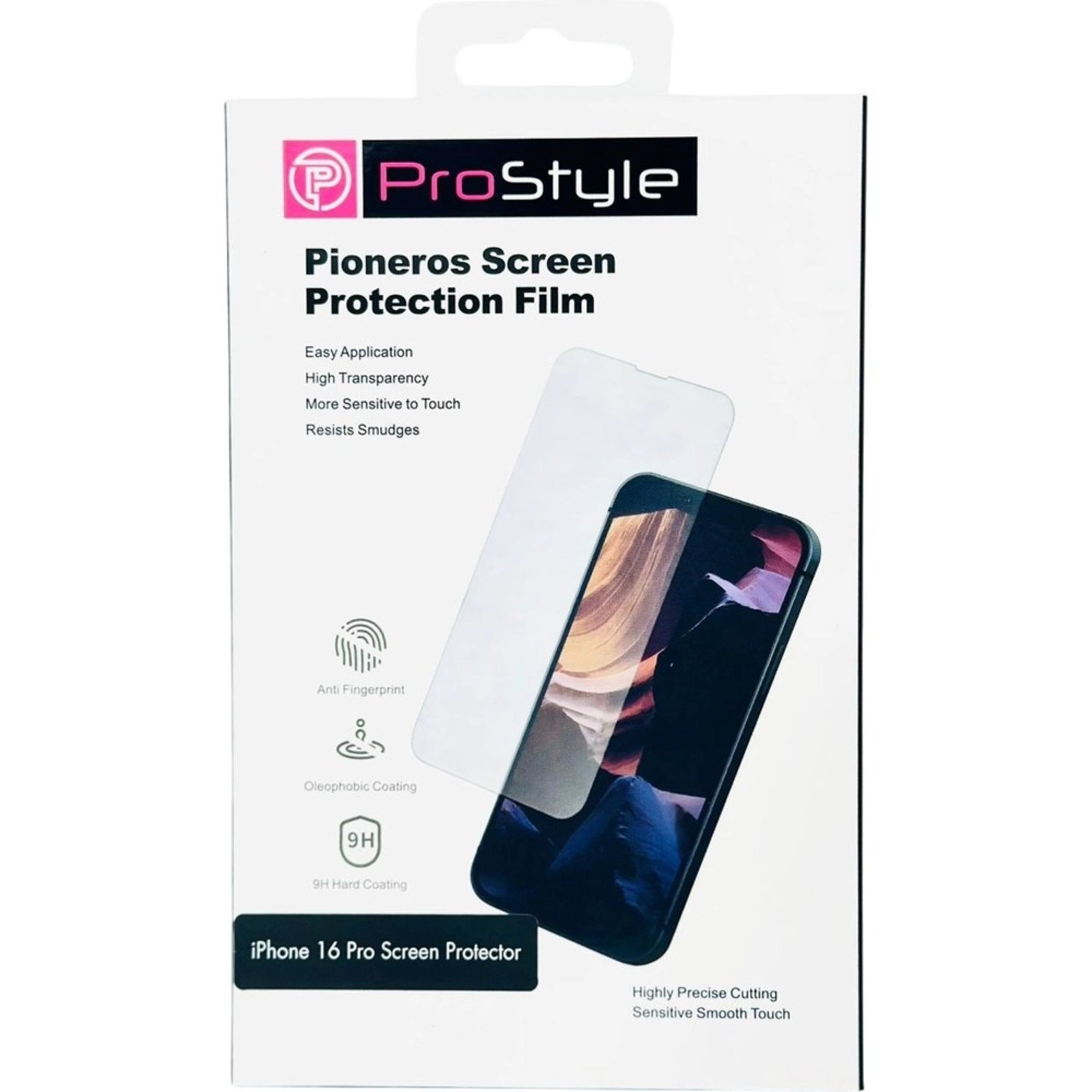 Prostyle 9H Clear Screen Protector for iPhone 16 Pro
