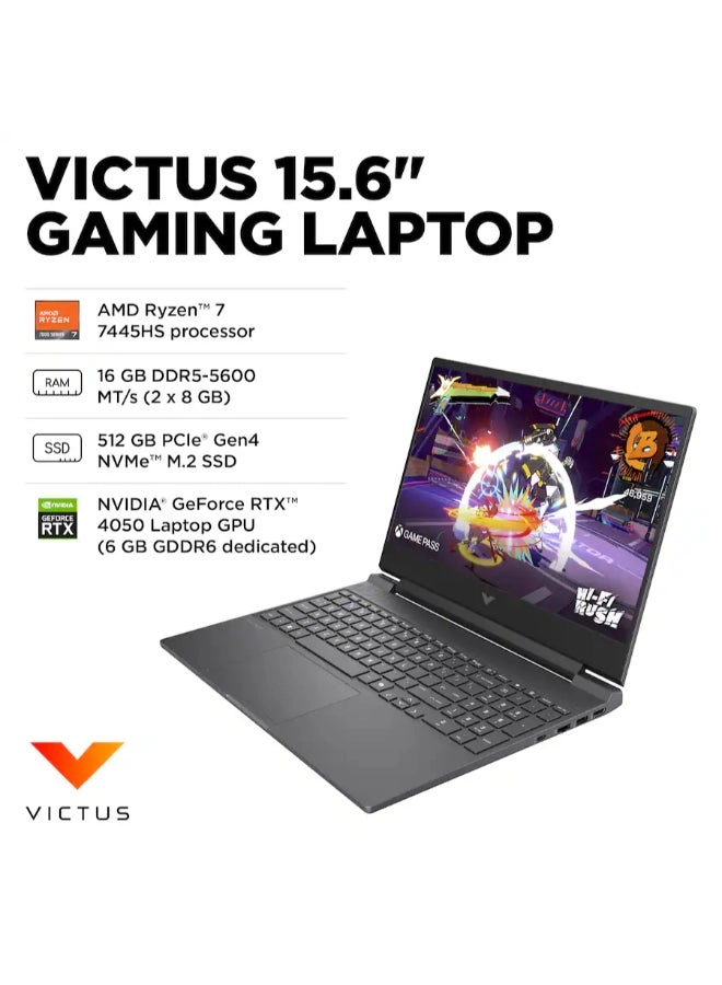 Victus 15 - 15.6'' Ryzen 7 -7445HS 16GB DDR5 512GB SSD