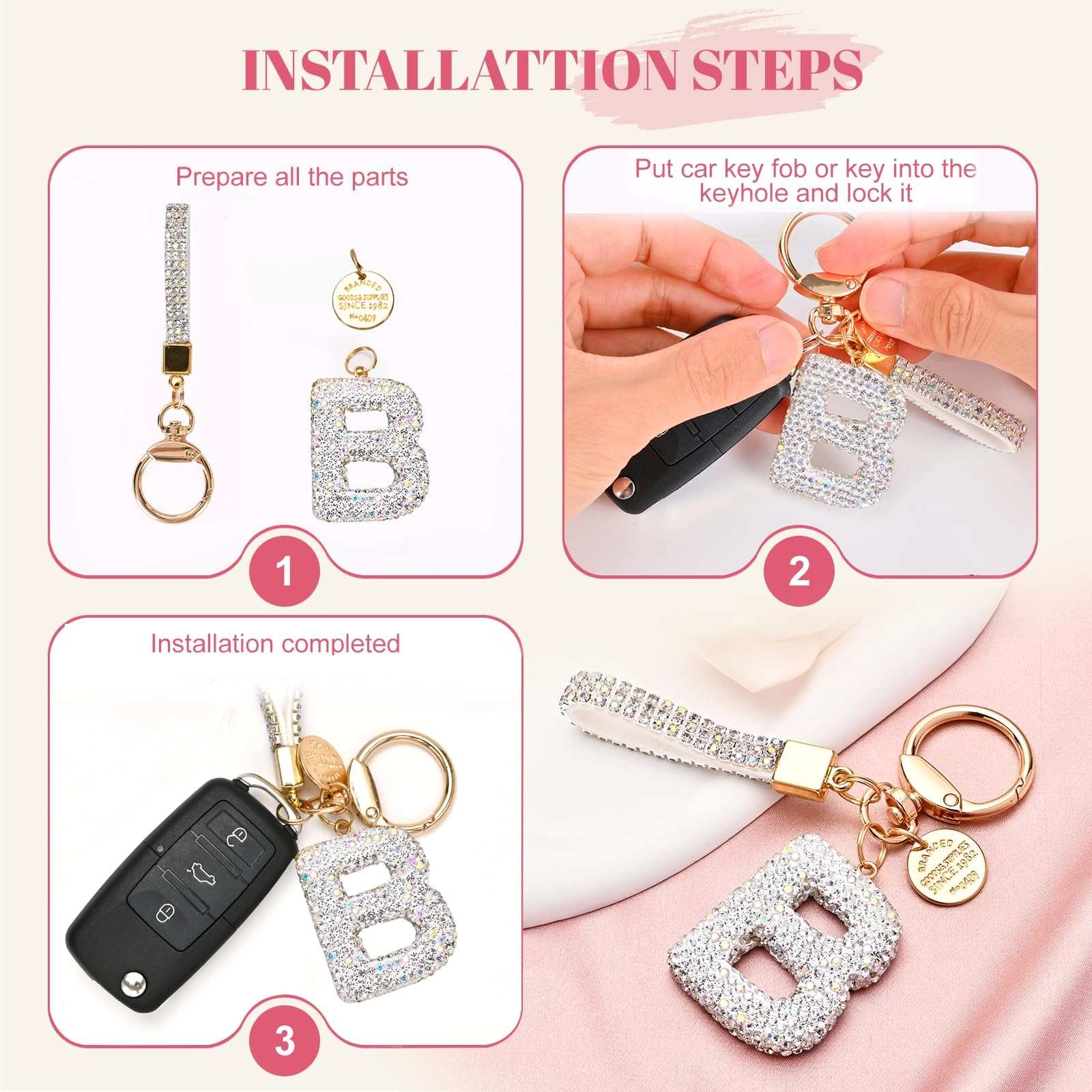 Initial Letter Keychain