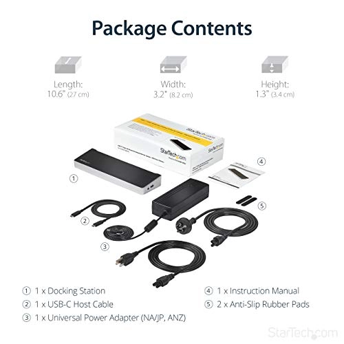 USB-C Triple Monitor Docking Station - USB-C MacBook Pro / Air M1 M2 M3 M4 & Windows
