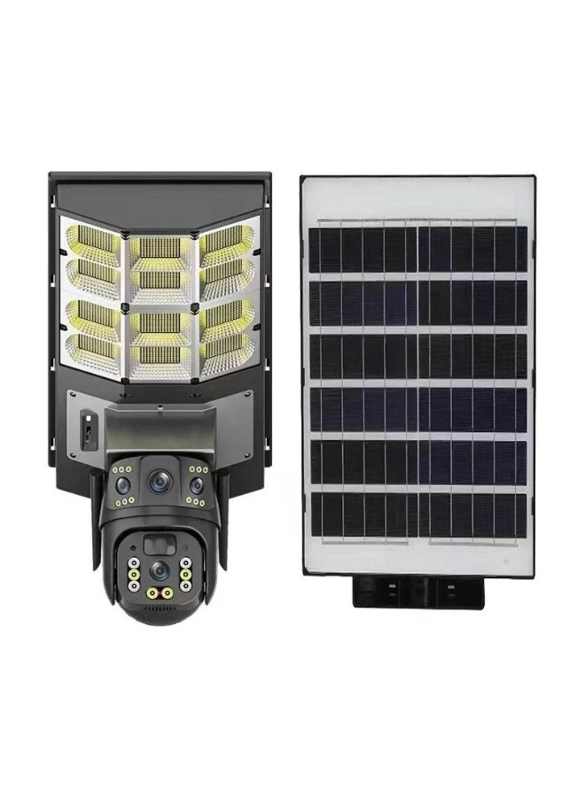 GEEK SPACE Solar Streetlight Security Camera 8MP