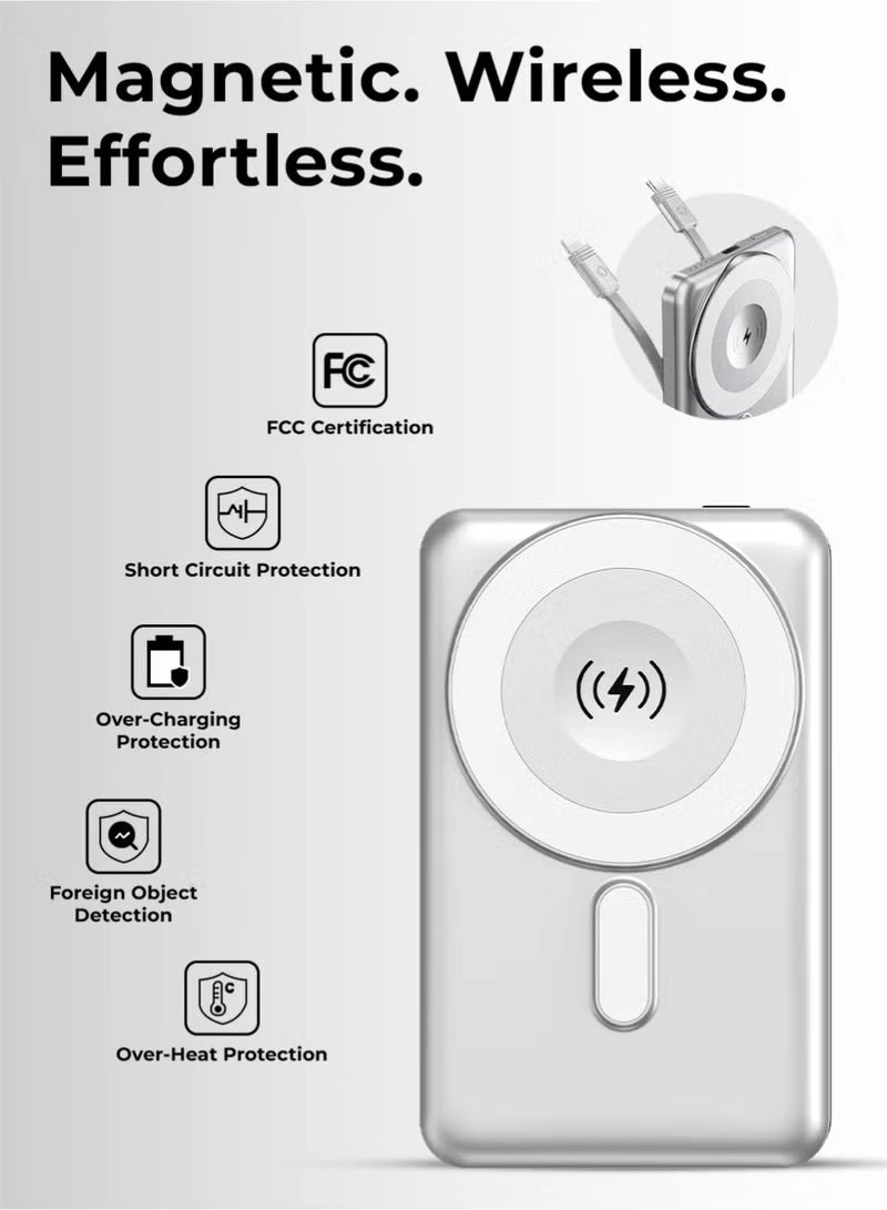 MagSafe Wireless Power Bank - 5000mAh 20W Fast Charging