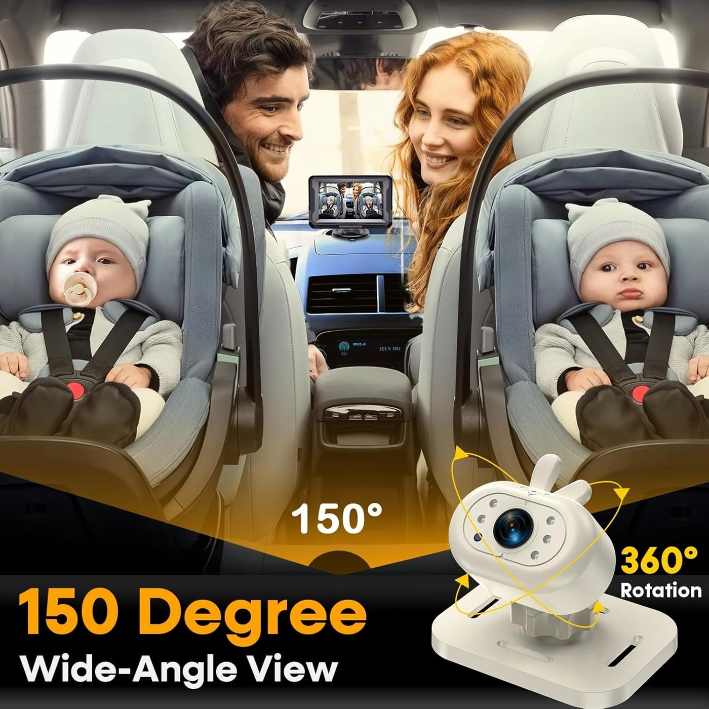 Baby Car Camera - 43 Inch