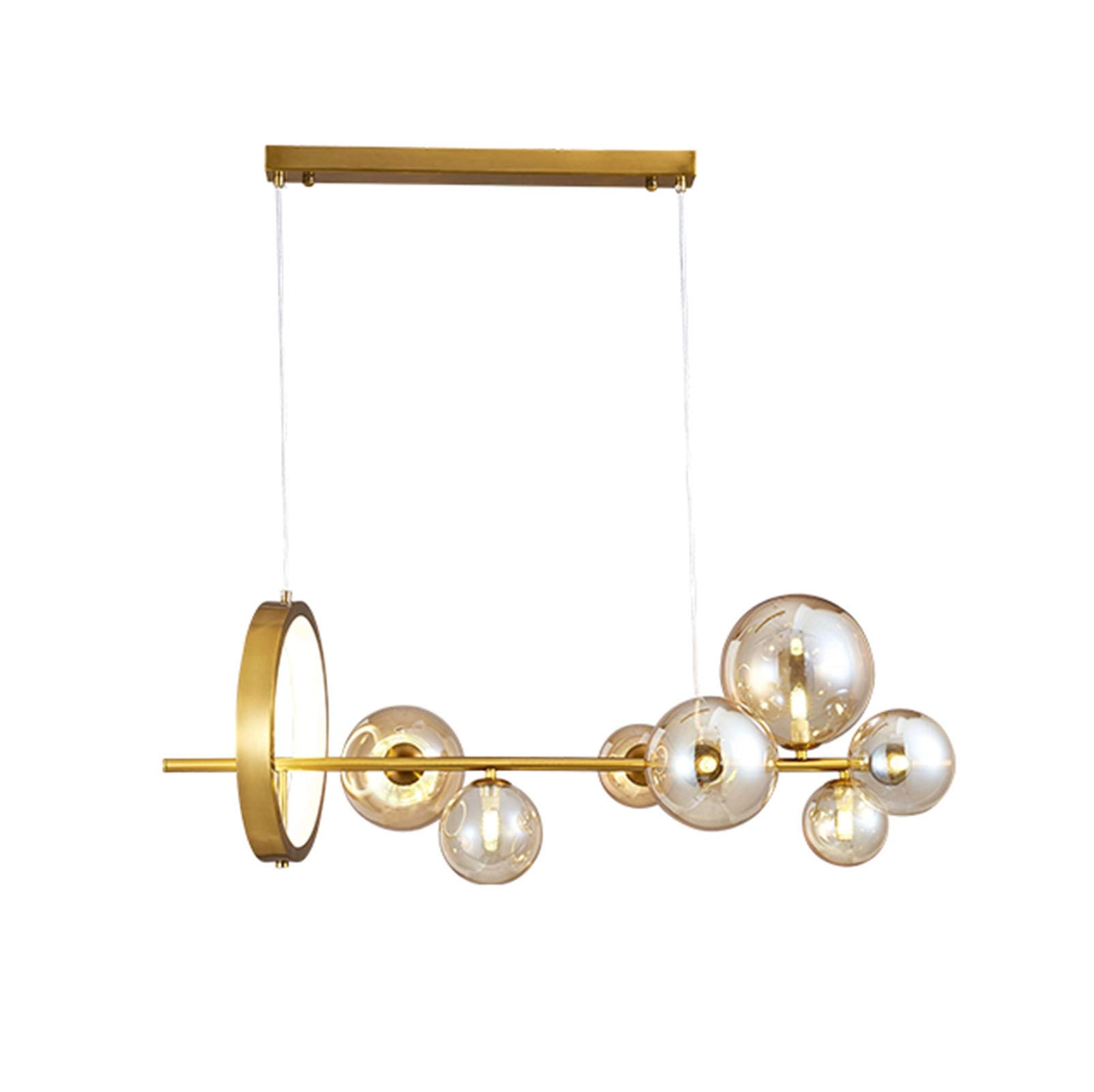 Edison Lamp Shade - G9 Electroplating bronze and amber