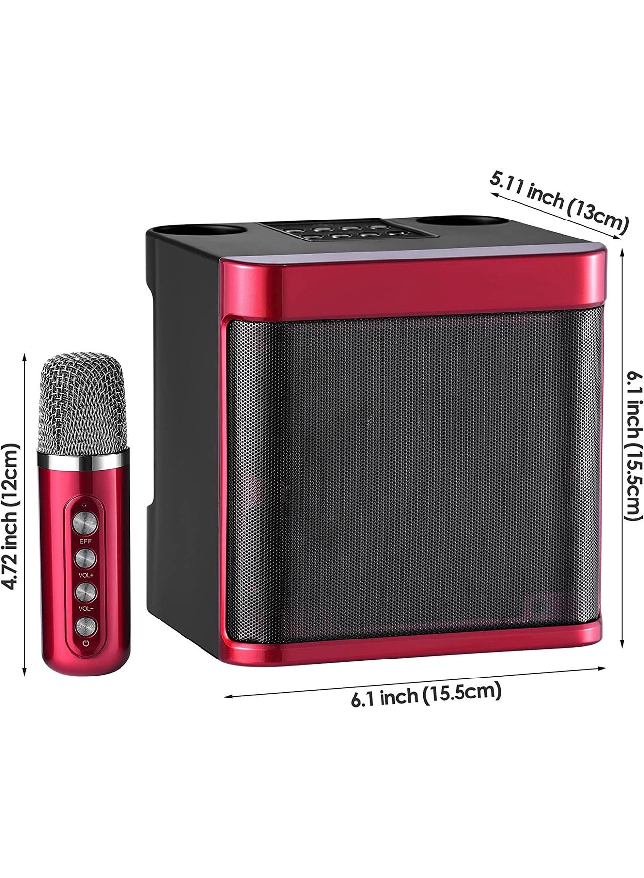 Portable Wireless Karaoke Microphone - two Y21 microphones