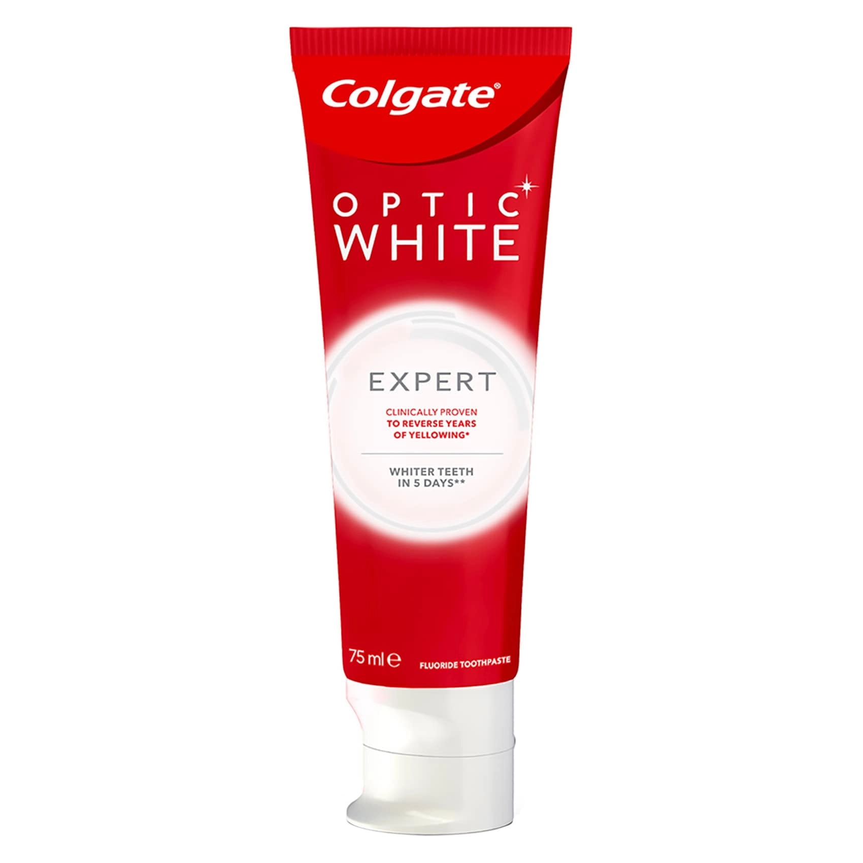 Optic White Expert Whitening Toothpaste 2 x 75ml
