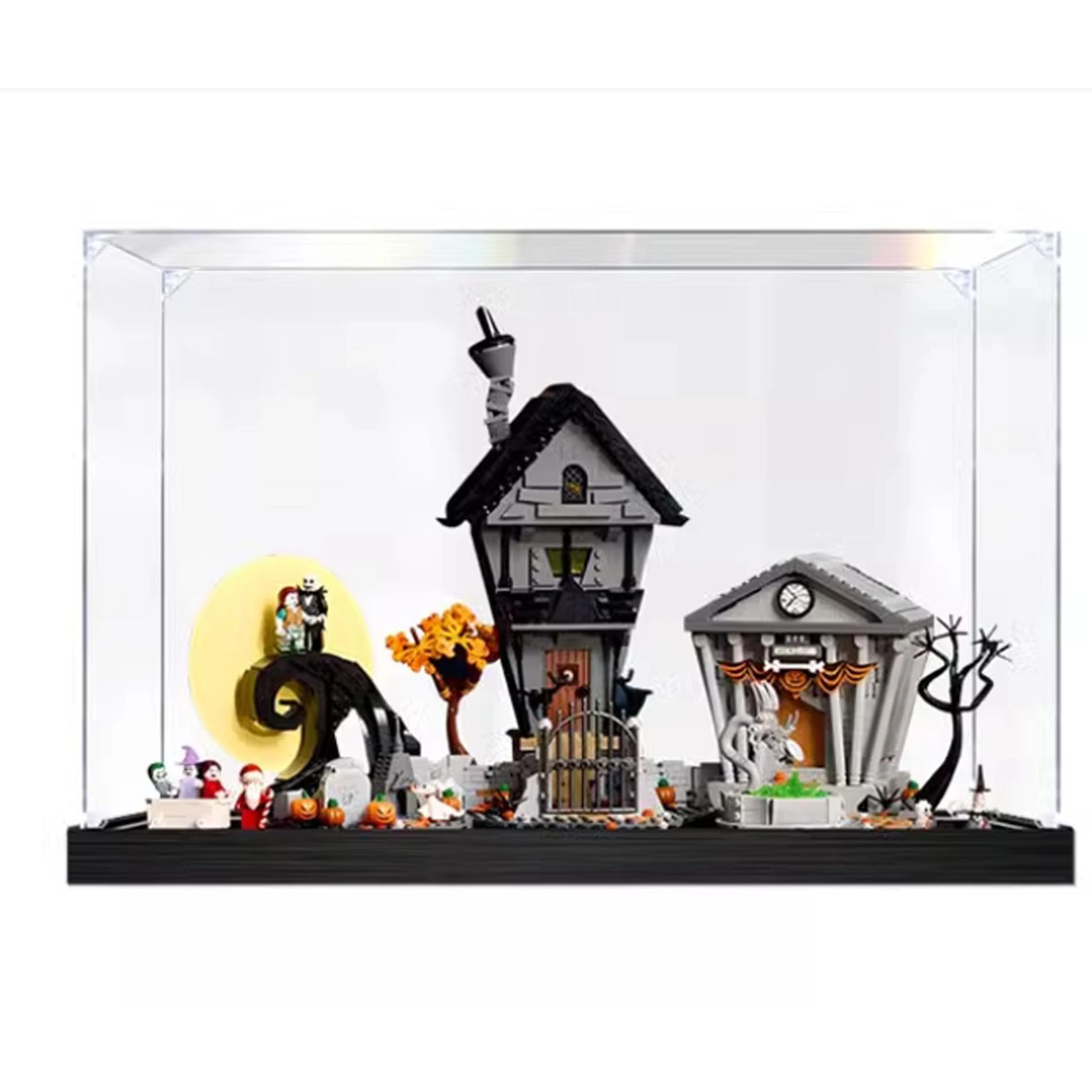 YUANZITIAN Acrylic Display Box - Acrylic for LEGO Christmas Eve Scare Model 21351