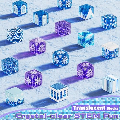 Magnetic Blocks - Blue Princess 100pcs