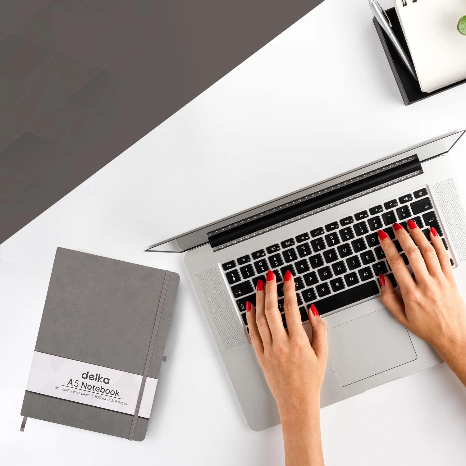 A5 Notebook A5 Hardcover - Lined 110 Sheets