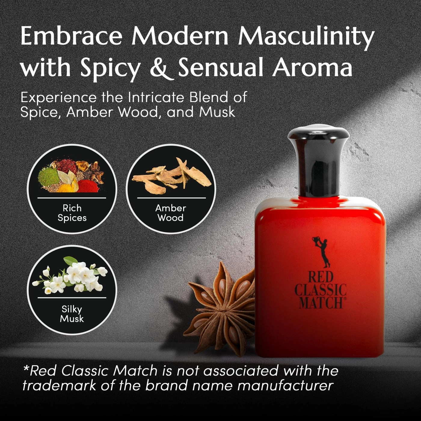 Red Classic Match Eau de Toilette 2.54 Fl Oz