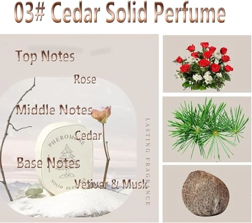 Freesia Solid Perfume + Lemon Solid Perfume + Cedar Solid Perfume