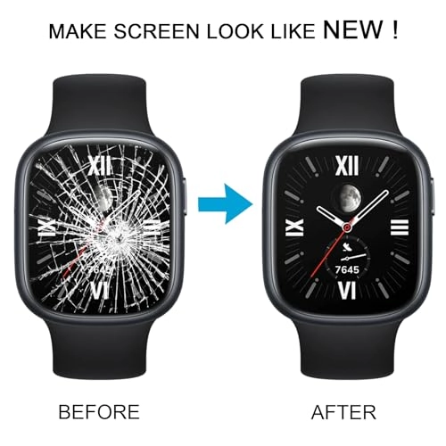 LCD Screen Digitizer Full Assembly with Frame for Honor Watch 4 - Goldnull