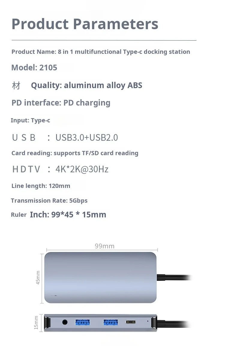 Display Adapter - USB 3.0/Type-C 1080P