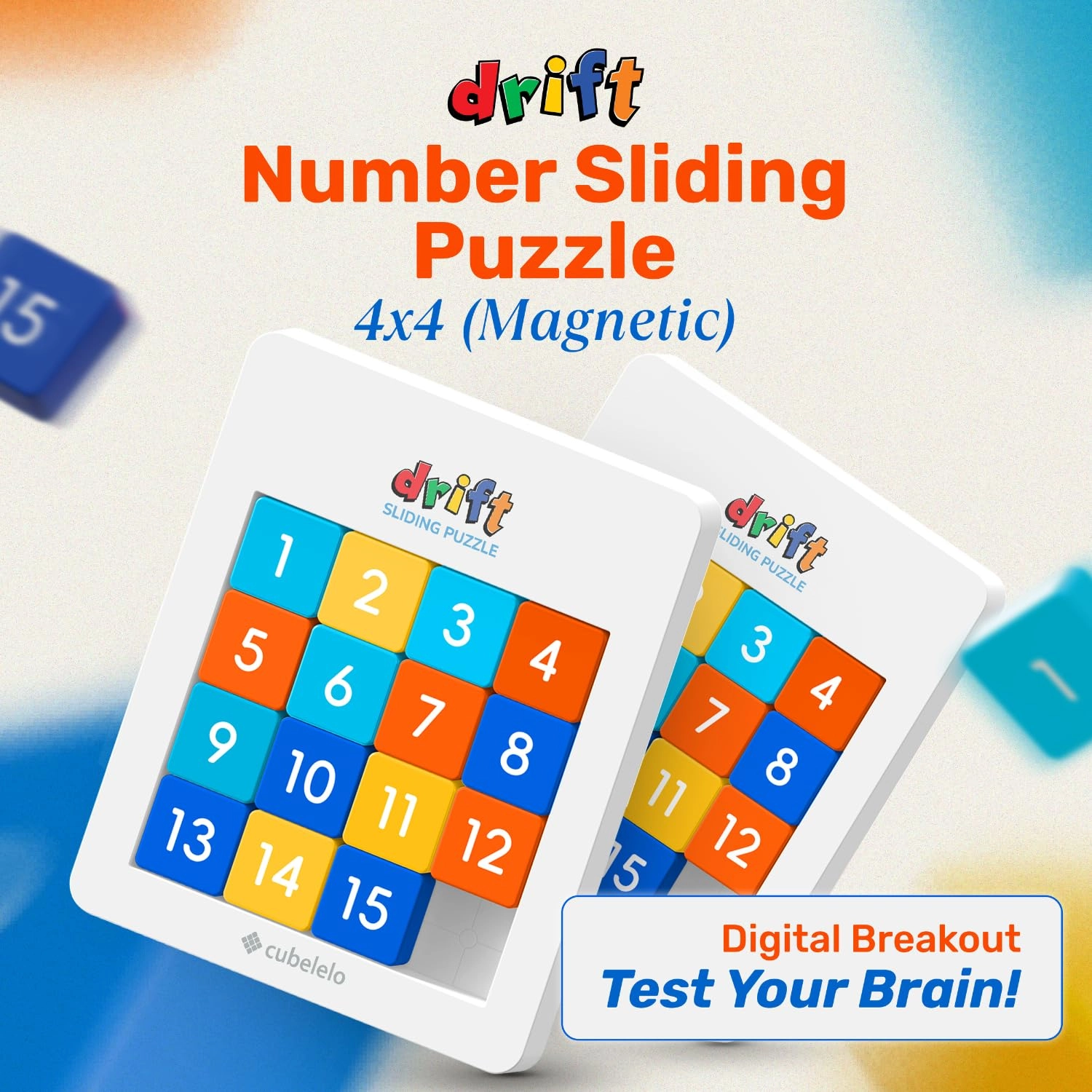 Drift Number Sliding Magnetic Puzzle - Beginner