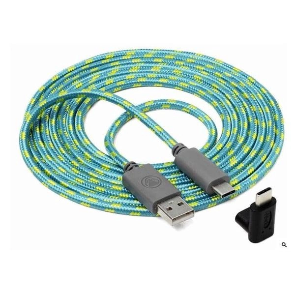 Snakebyte Charge Cable USB-C to USB-C 2.5m 90-Degree