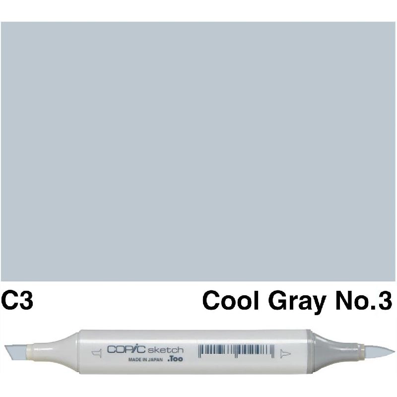 Copic Sketch C-3 - Cool Gray No.3 Twin Tip