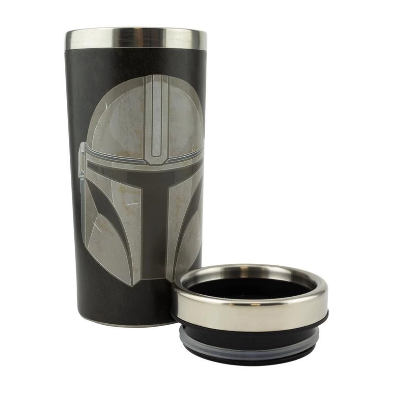 Stainless Steel Mandalorian Travel Mug - 450ml
