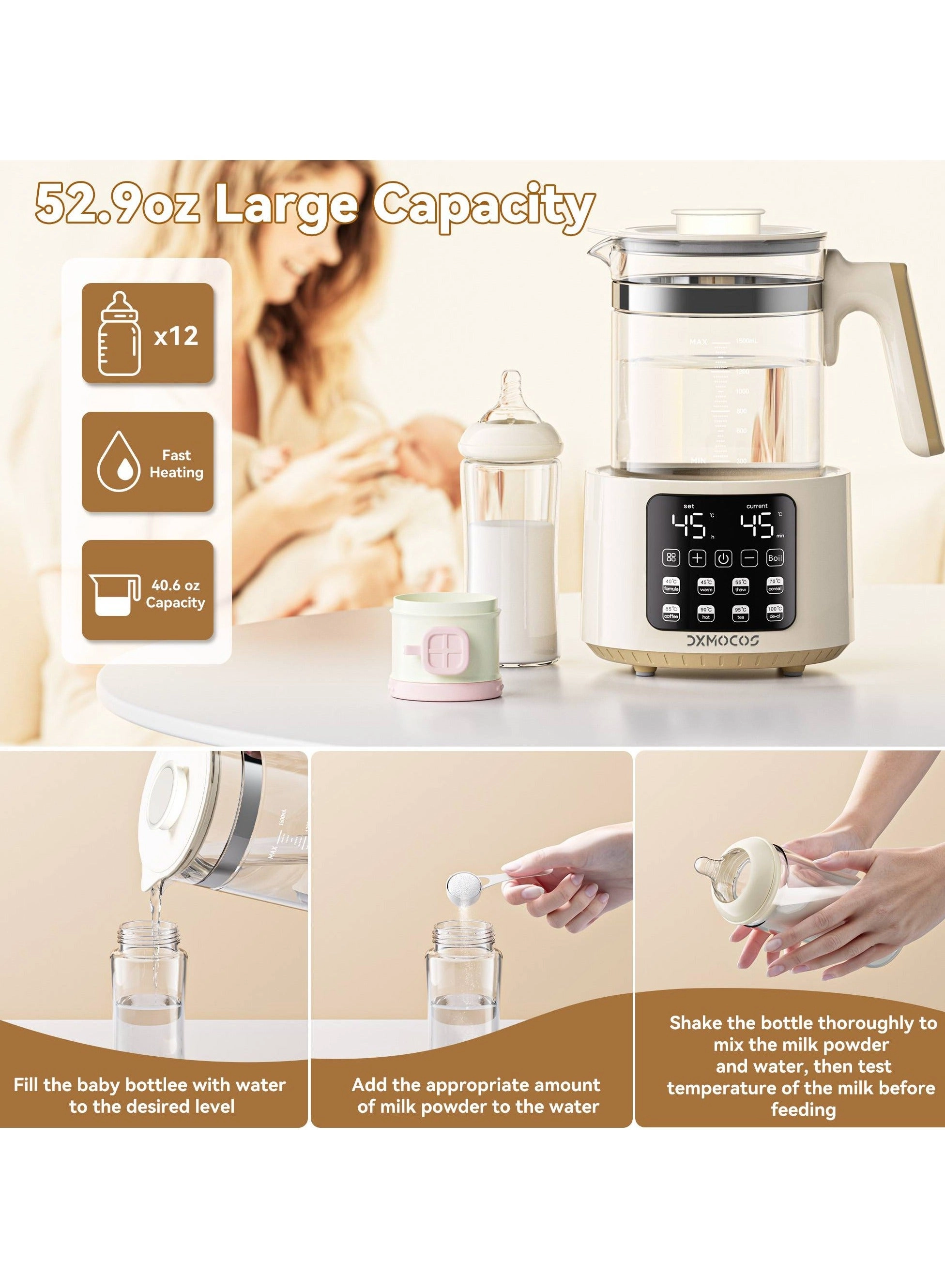 Temperature Control Electric Kettle