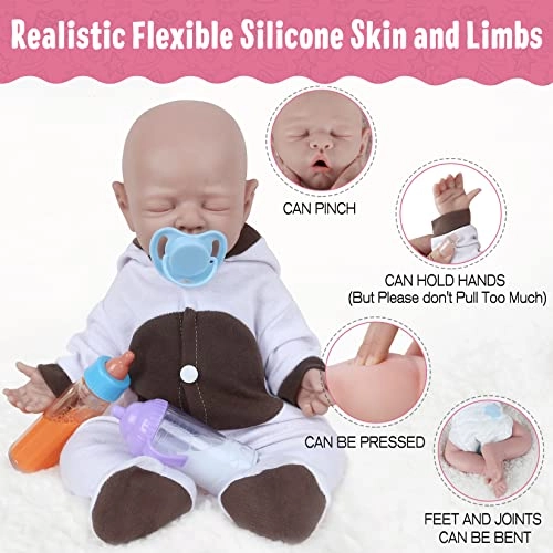 Reborn Baby Doll - 18 inch Silicone Girl