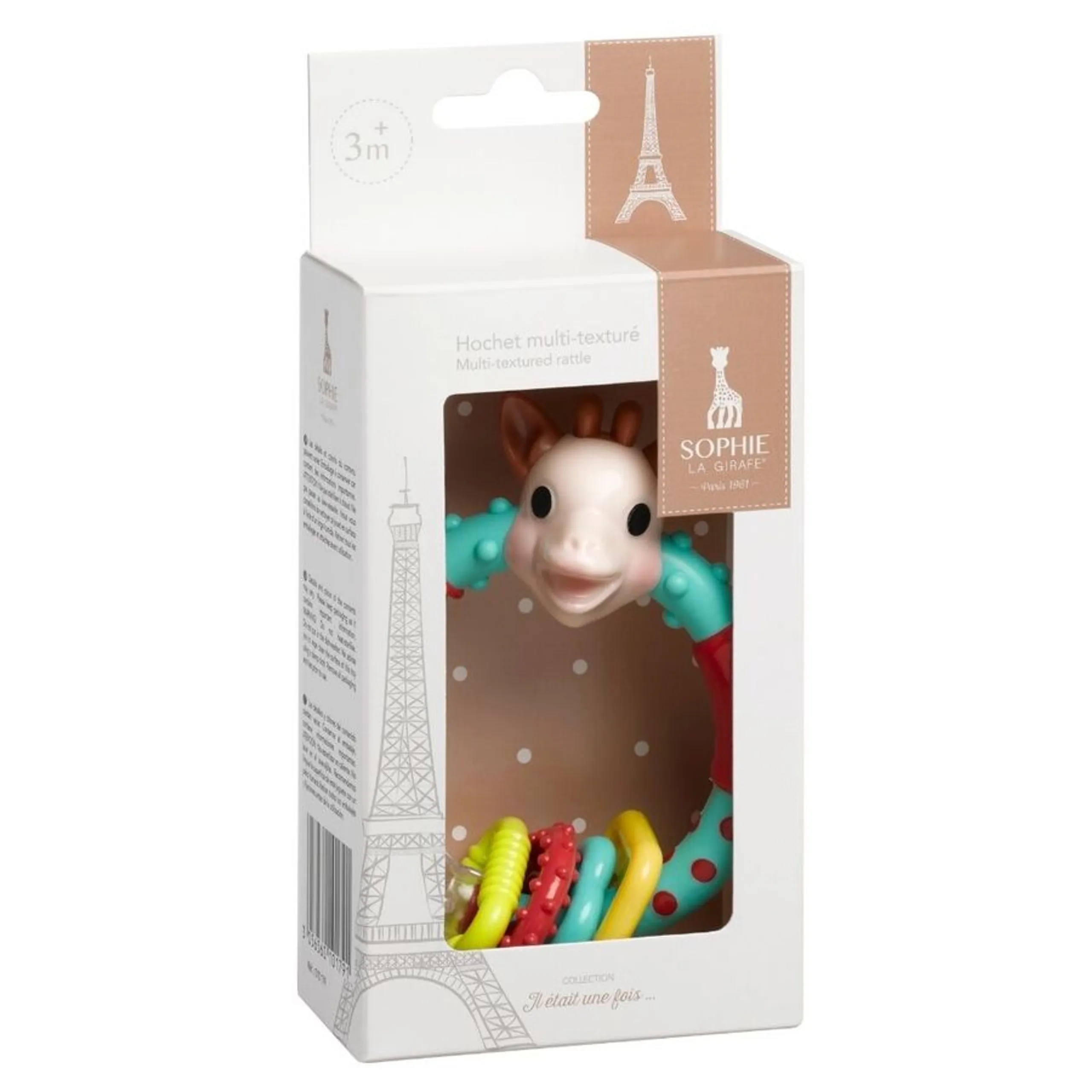 Fresh Touch Multi Textured Rattle - Suitable for 3 months & above