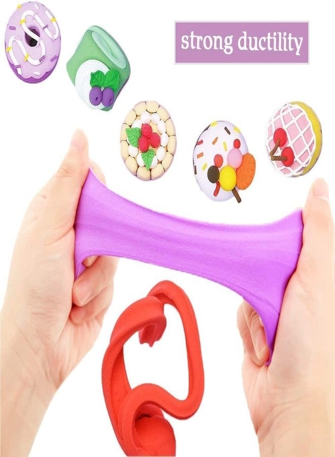 Fluffy Foam Clay - Non-Toxic 12 Color 3 Tools