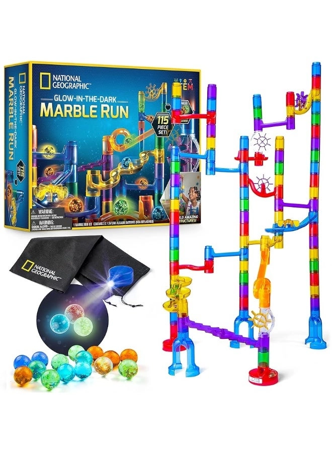 Glowing Marble Run