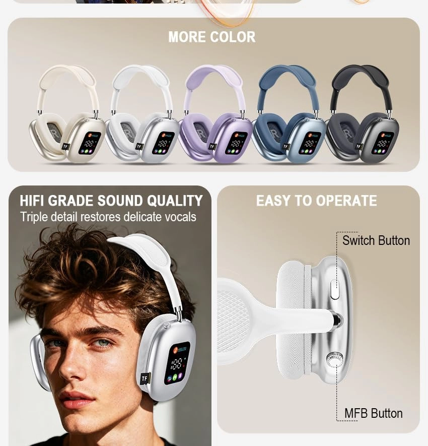 Wearing headphones Wireless Headphone