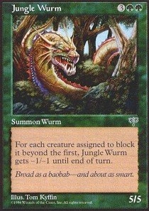 Wizards of the Coast Jungle Wurm - Mirage