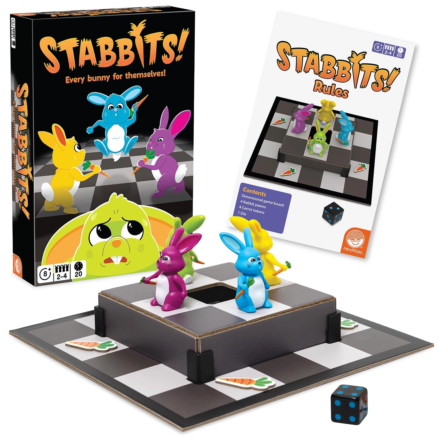 MindWare Stabbits: Strategic Bunny Battle Game