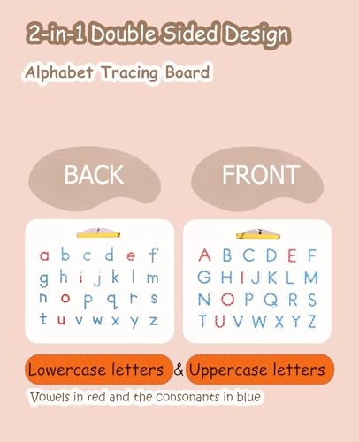 Magnetic Letter Tracing Board - 3-5 1 pieces