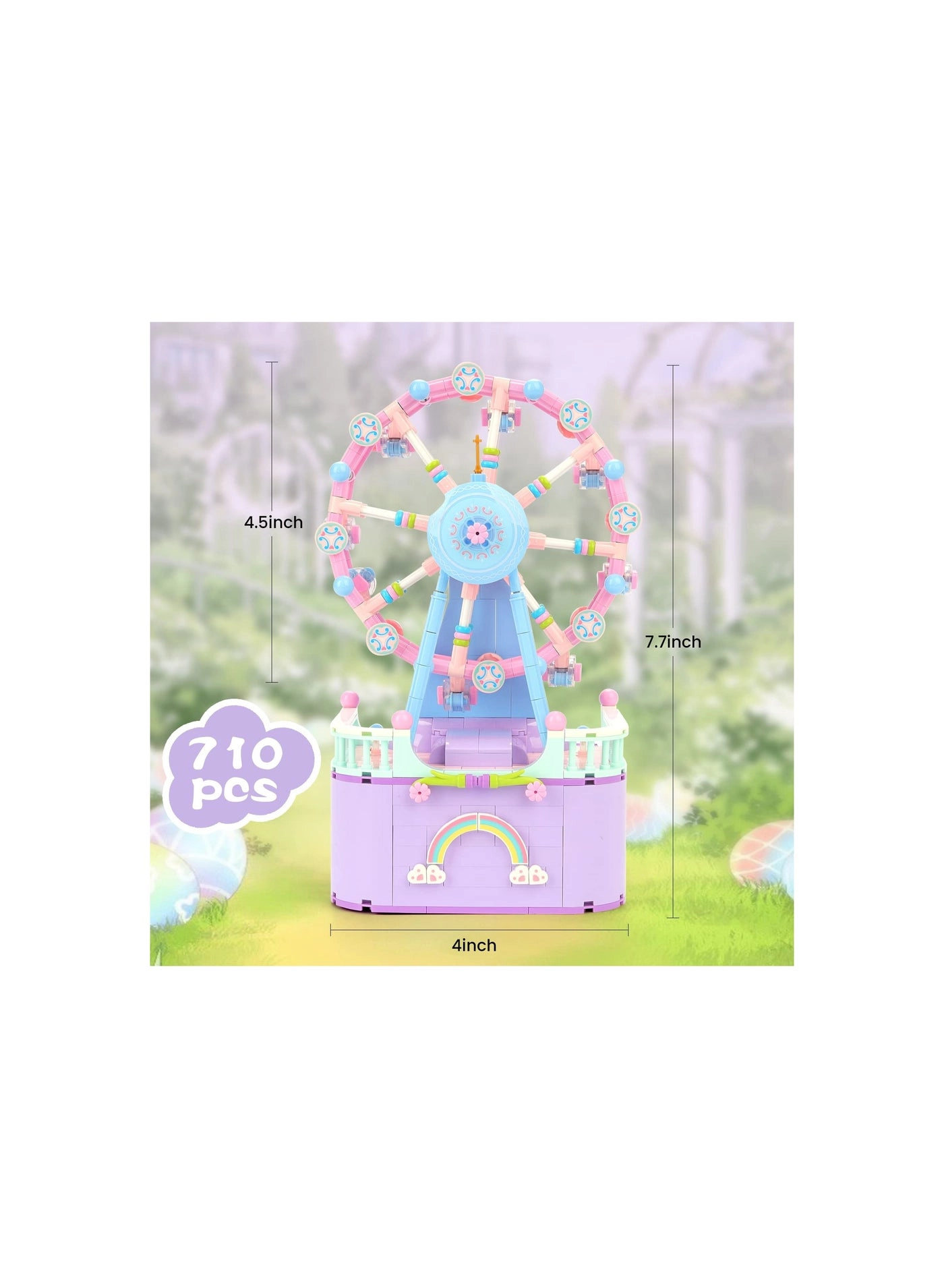 Ferris Wheel Music Box - Amusement Park 710 pcs