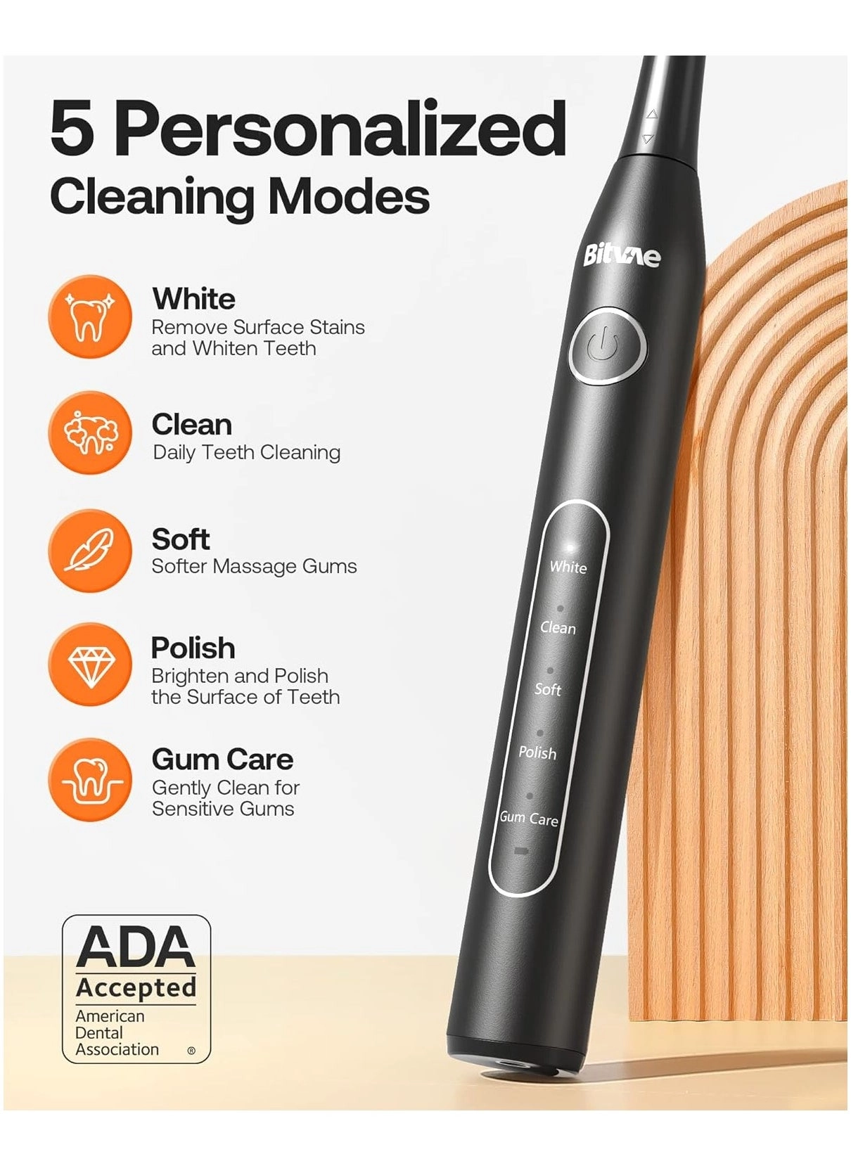 D2 - 40000 movements per minute 8 Replacement Heads 5 Modes