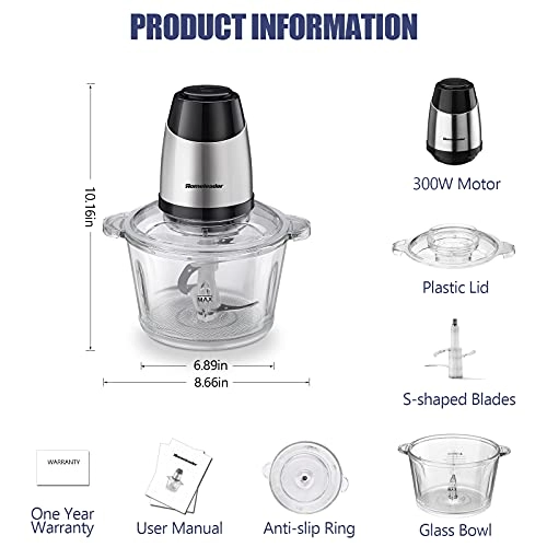 Electric Food Chopper - 2 Liters