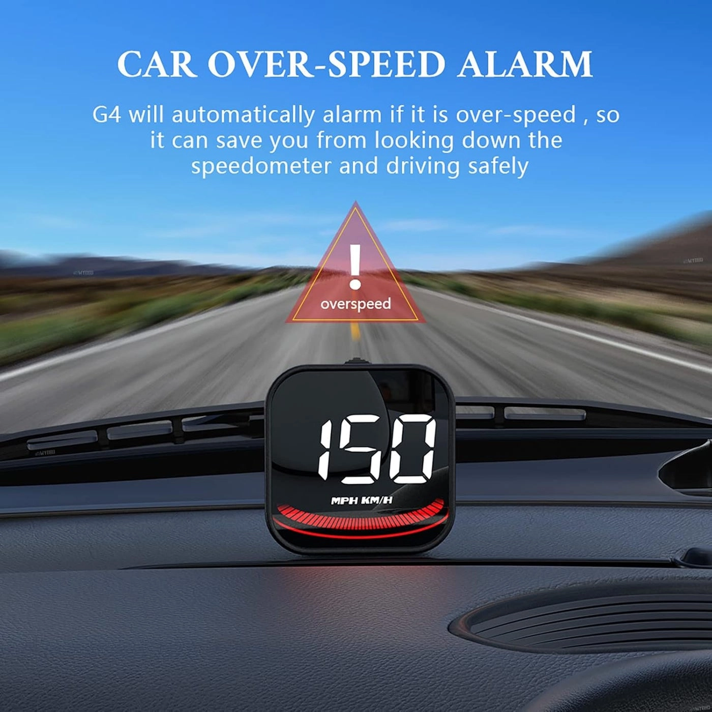 GPS Speedometer G4 - Heads Up Display 2.2-inch Beidou
