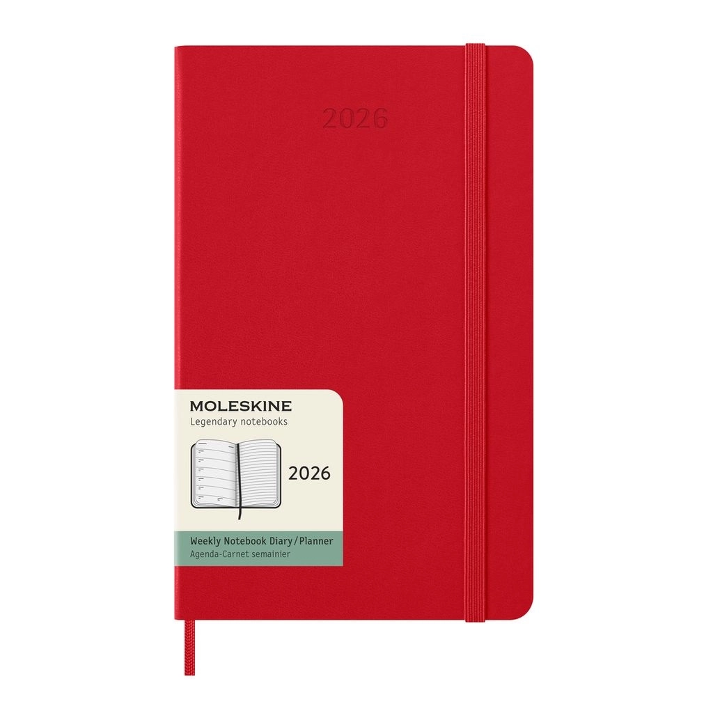 Moleskine 12M Weekly Notebook Large Hardcover