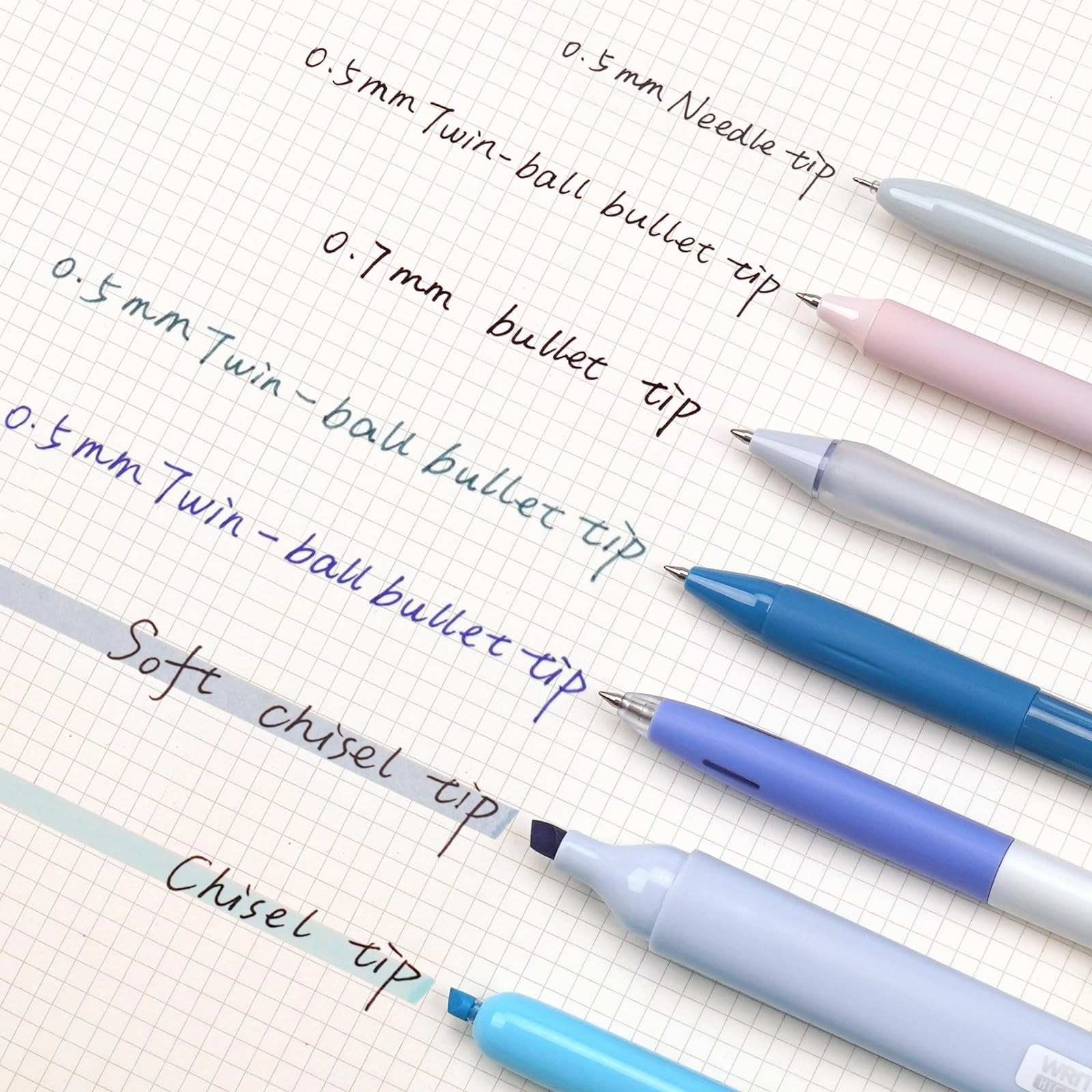 Gel Pens - 7ct 0.5mm