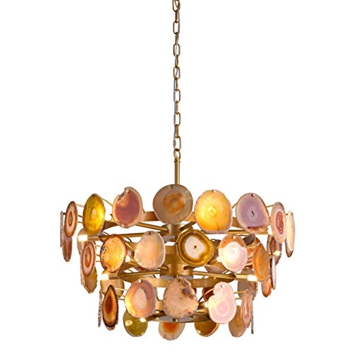 E14 Nordic Light Luxury Onyx Chandelier - G9 15 pcs 70cm