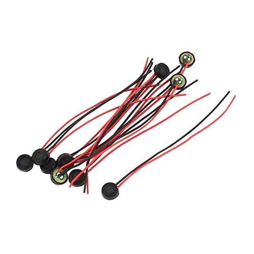Electret Condenser Microphone 3.5mm-Mini-Jack Microphone 10 Pcs 6mm x 3.5mm 2 Wire