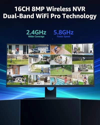 Security Camera System - 12 pcs 16CH 3MP