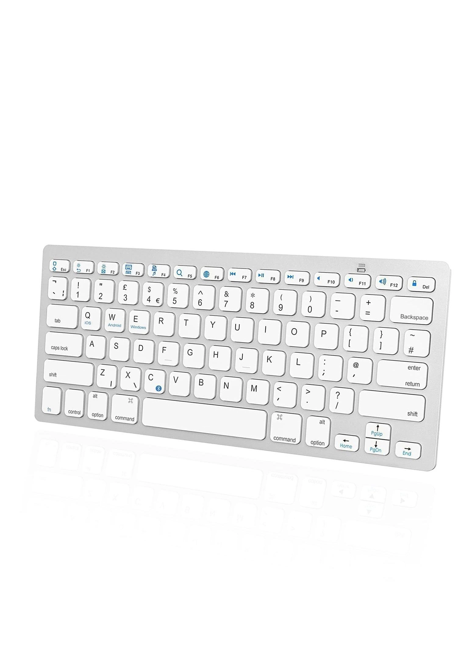 Wireless Bluetooth Keyboard - Full-size Wireless