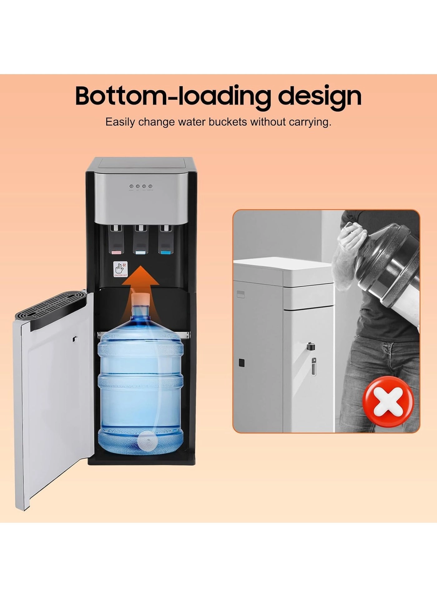 Vertical Water Dispenser - 18.9L