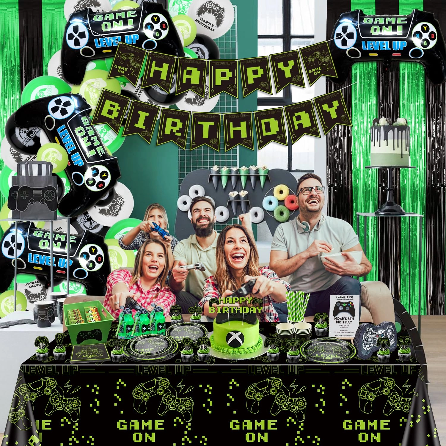 Video Game Party Supplies - 20 Birthday Kit