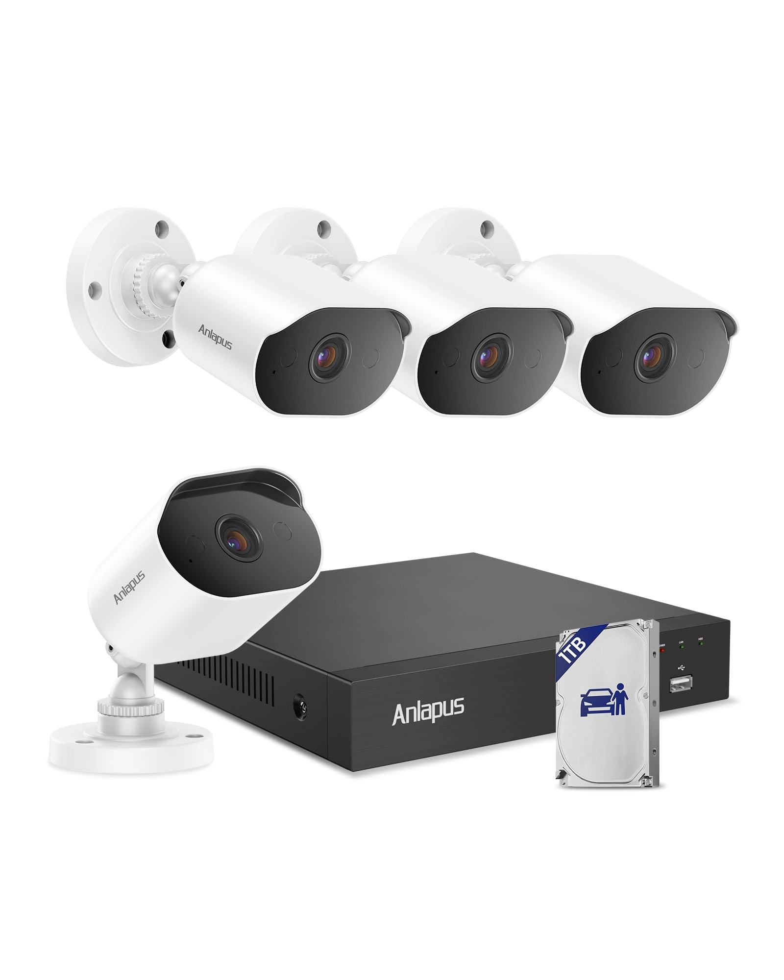 Anlapus Home Security Camera System - 1 TB 8 channels