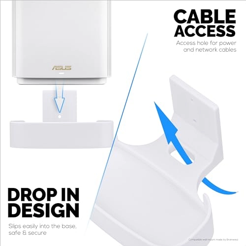 Adhesive Wall Mount - Asus ZenWifi XT8, XT9 & CT8