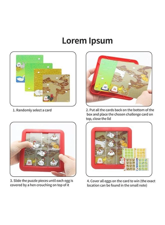 Hens Find Egg - 4+ 2 pieces