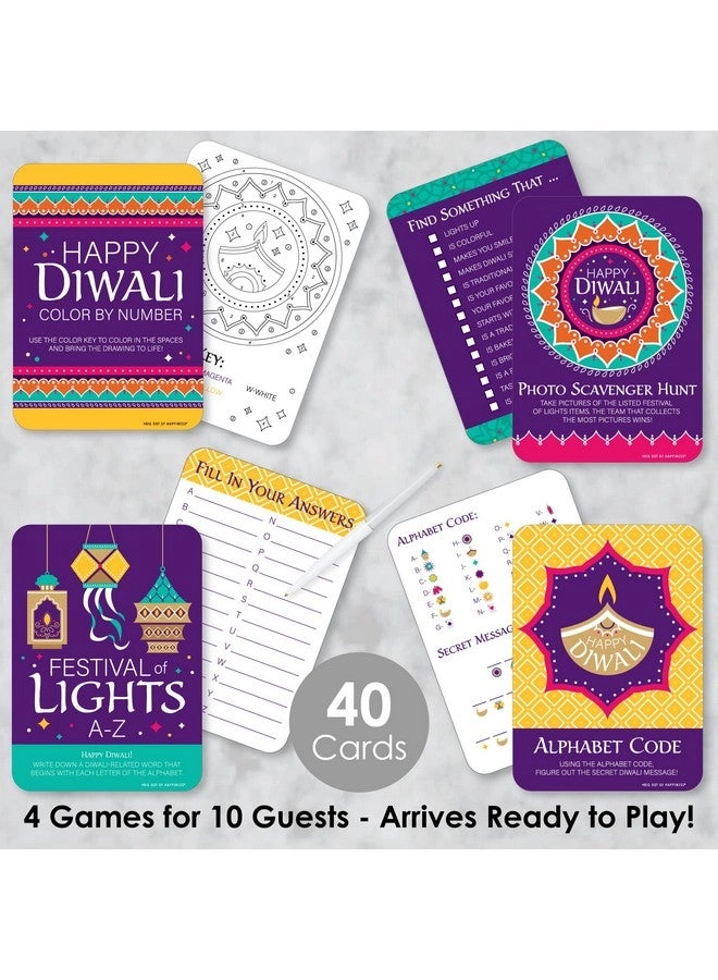 Happy Diwali - 4 Festival of Lights 10 Cards Each Bundle