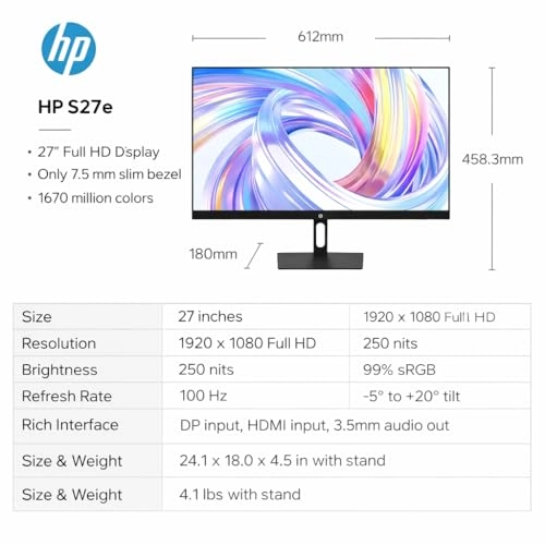 S27e - 27-Inch 1920x1080