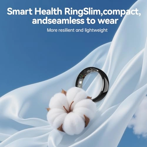 Smart Ring - Black 8# Heart Rate Monitor